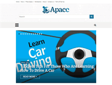 Tablet Screenshot of apacc-or.org